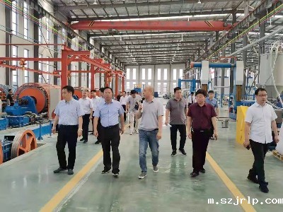 热烈欢迎市领导一行莅临河南szjrlp线缆调研督查