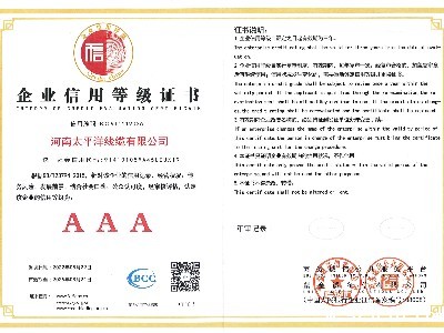 企业信用等级证书 (1)